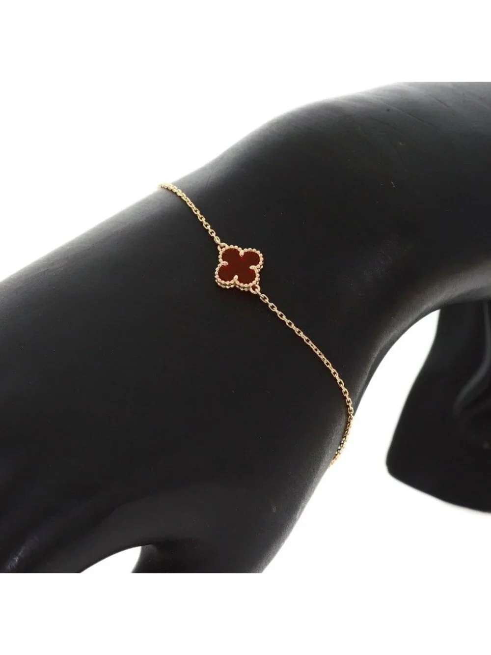 Van Cleef & Arpels Sweet Alhambra Canelian Bracelet 18k Pink Gold